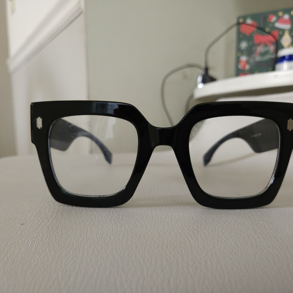 Black Square Frame Glasses